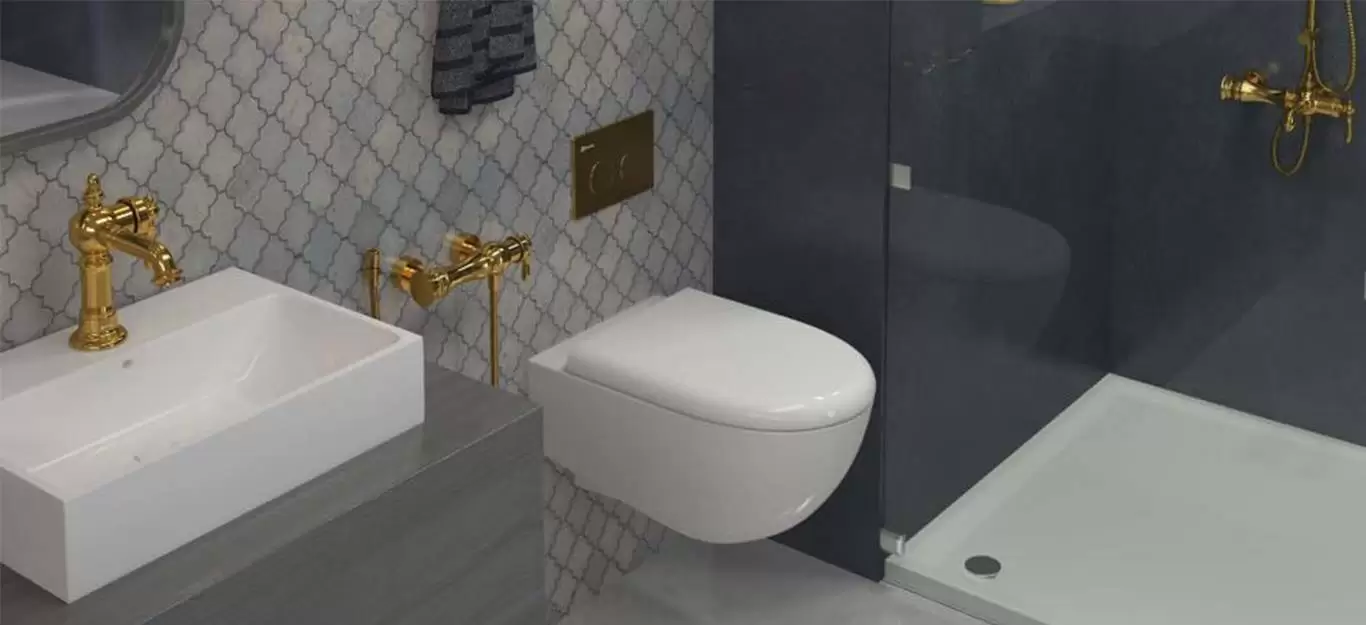 توالت فرنگی وال هنگ