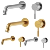 شیر روشویی توکار شودر مدل روگن دو تکه - BRASS