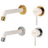 شیر روشویی توکار شودر مدل روگن دو تکه - BRASS