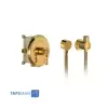شیر توالت توکار شودر مدل زیگموند - BRASS