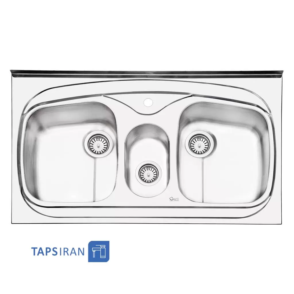 سینک ظرفشویی ایلیا استیل مدل 1014