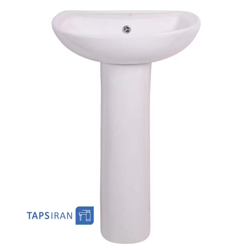 روشویی گلسار مدل آیسان 50 پایه دار