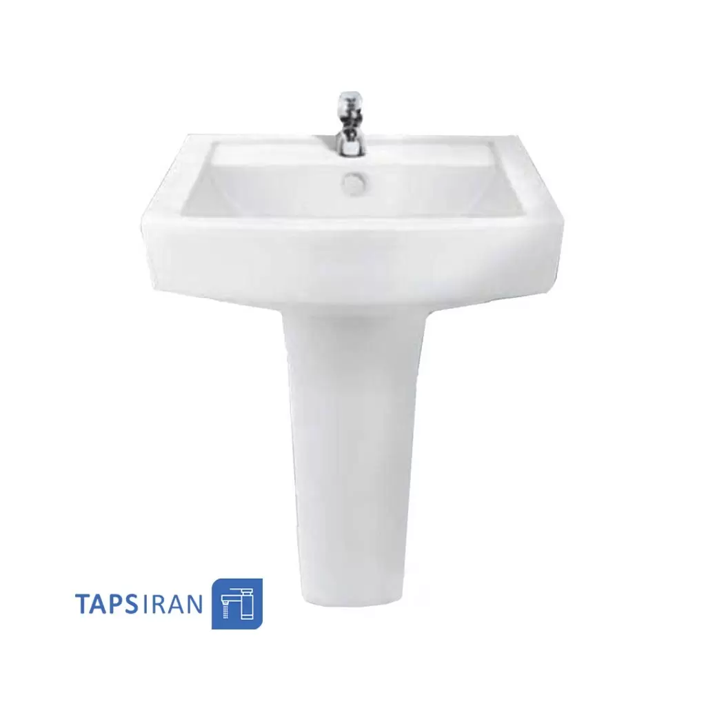 روشویی مروارید مدل کرون 61 با پایه