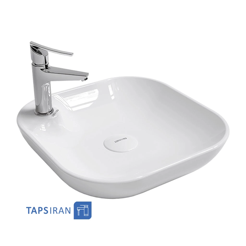 روشویی روکابینتی کرد مدل آنتوریوم ( با پایه شیردار )