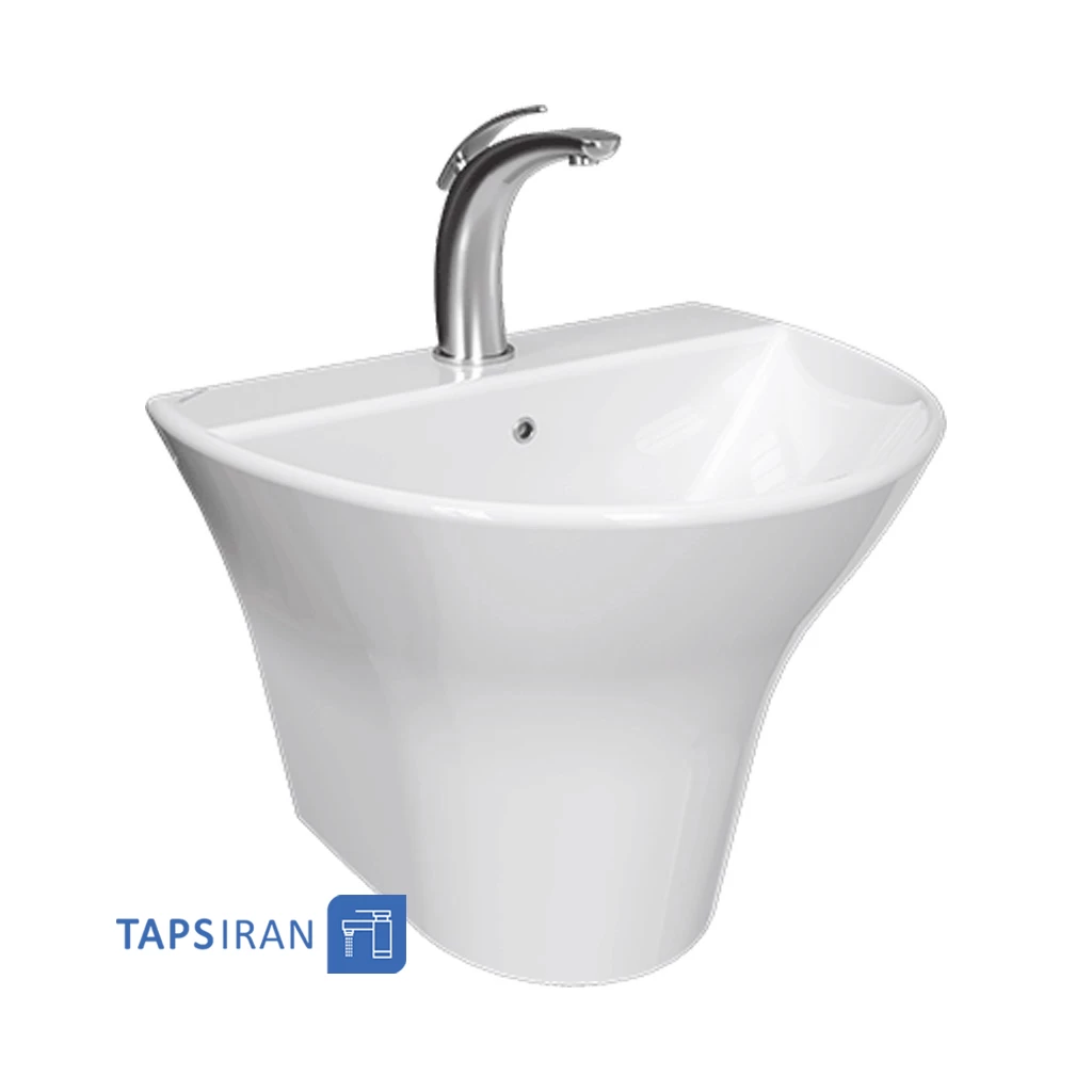 روشویی نیم پایه کرد مدل کانسپت