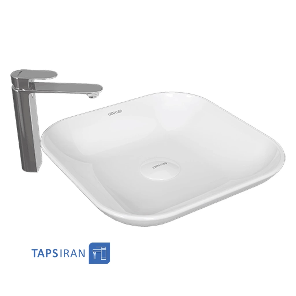 روشویی روکابینتی کرد مدل آنتوریوم