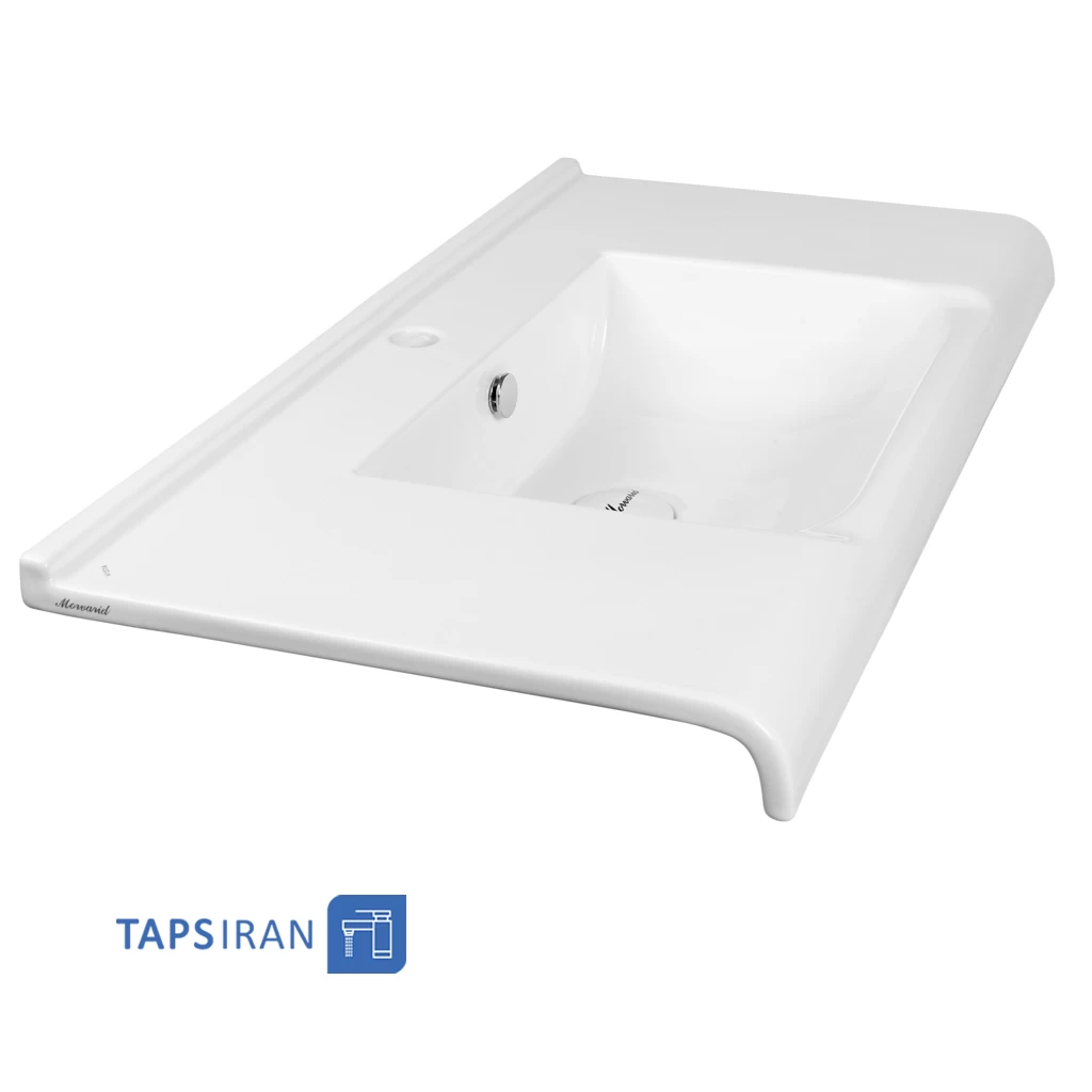 روشویی روکابینتی 90 سانت مروارید مدل ویستا