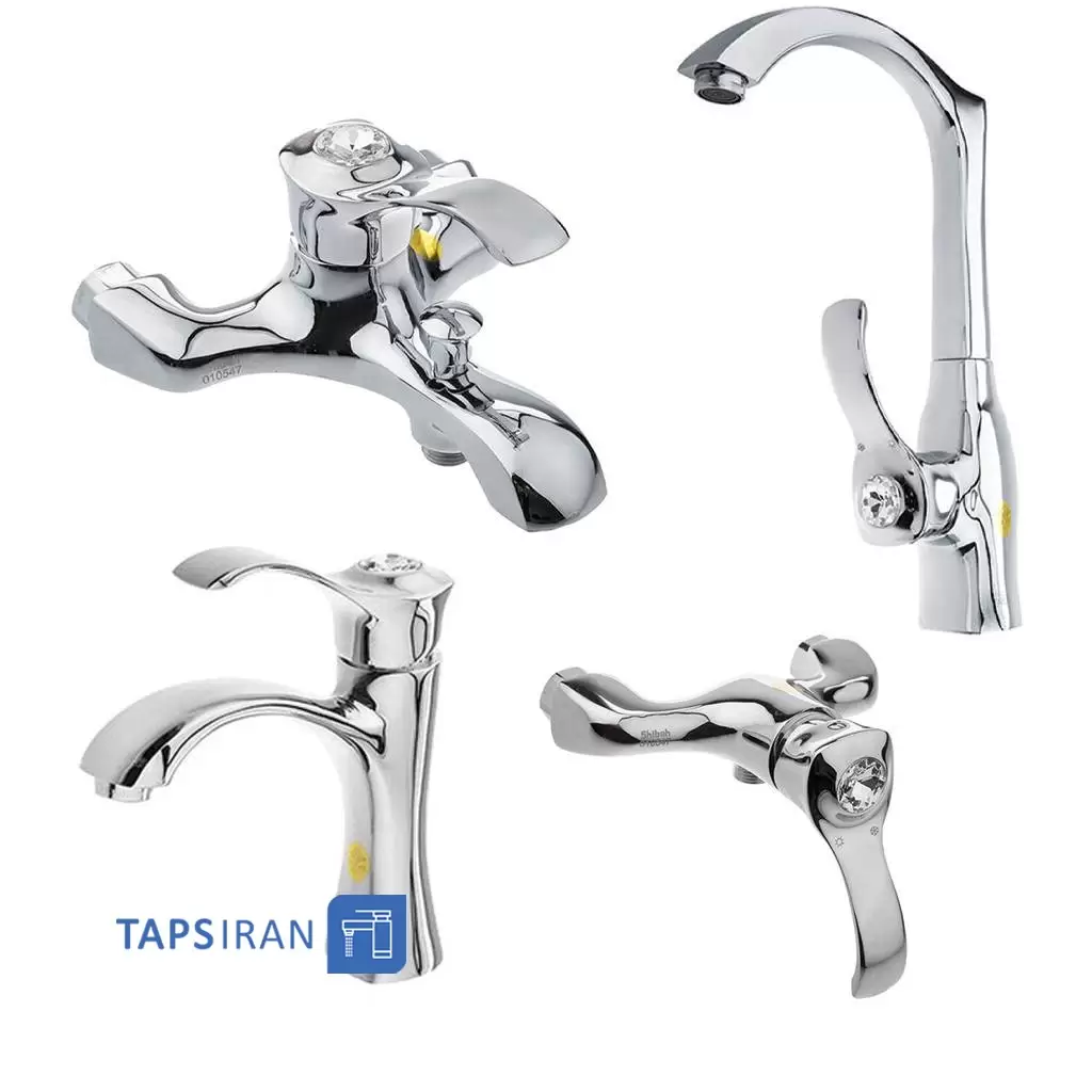 ست شیرآلات شیبه مدل تابان