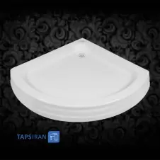 زیردوشی نیم گرد زرین آب 80x80