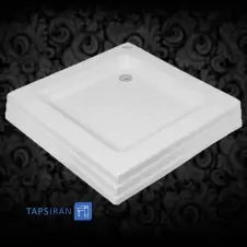 زیردوشی چهار گوش زرین آب 80*80