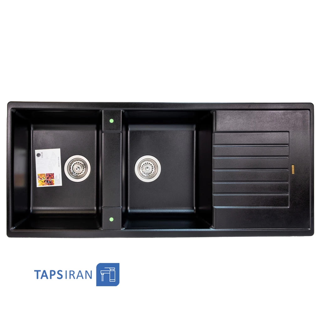 سینک گرانیتی سولار مدل 800 رنگ مشکی