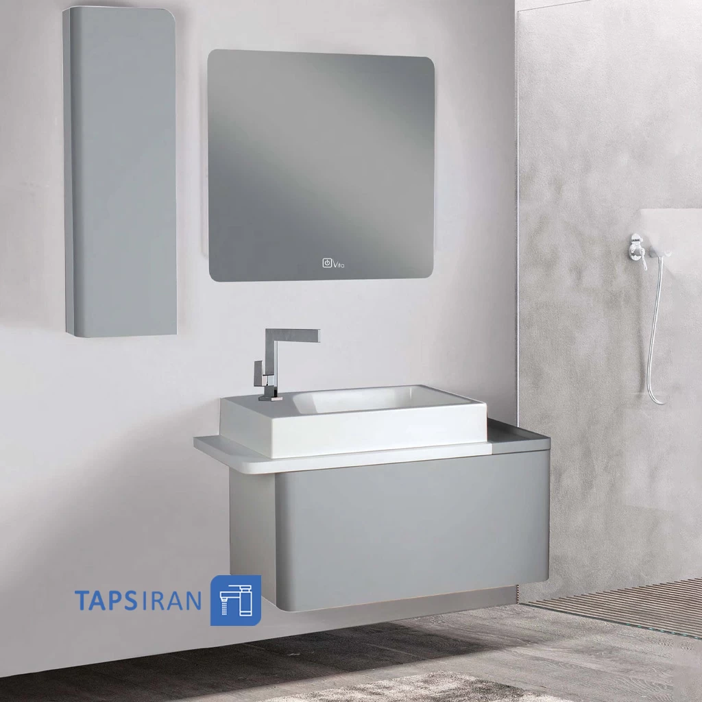 ست کابینت روشویی و آیینه ویتا مدل 3073