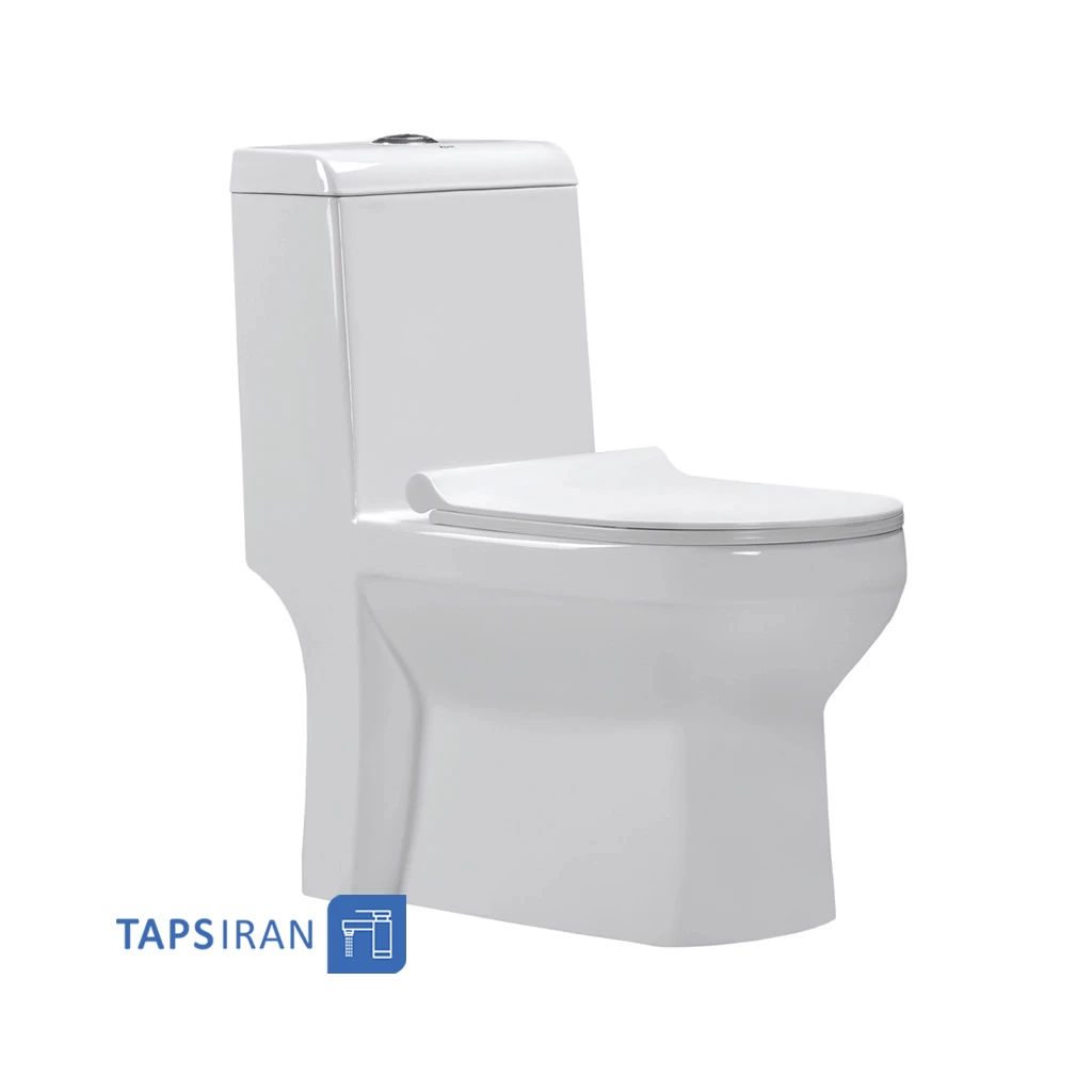 توالت فرنگی رسی مدل آنیسا رنگ سفید
