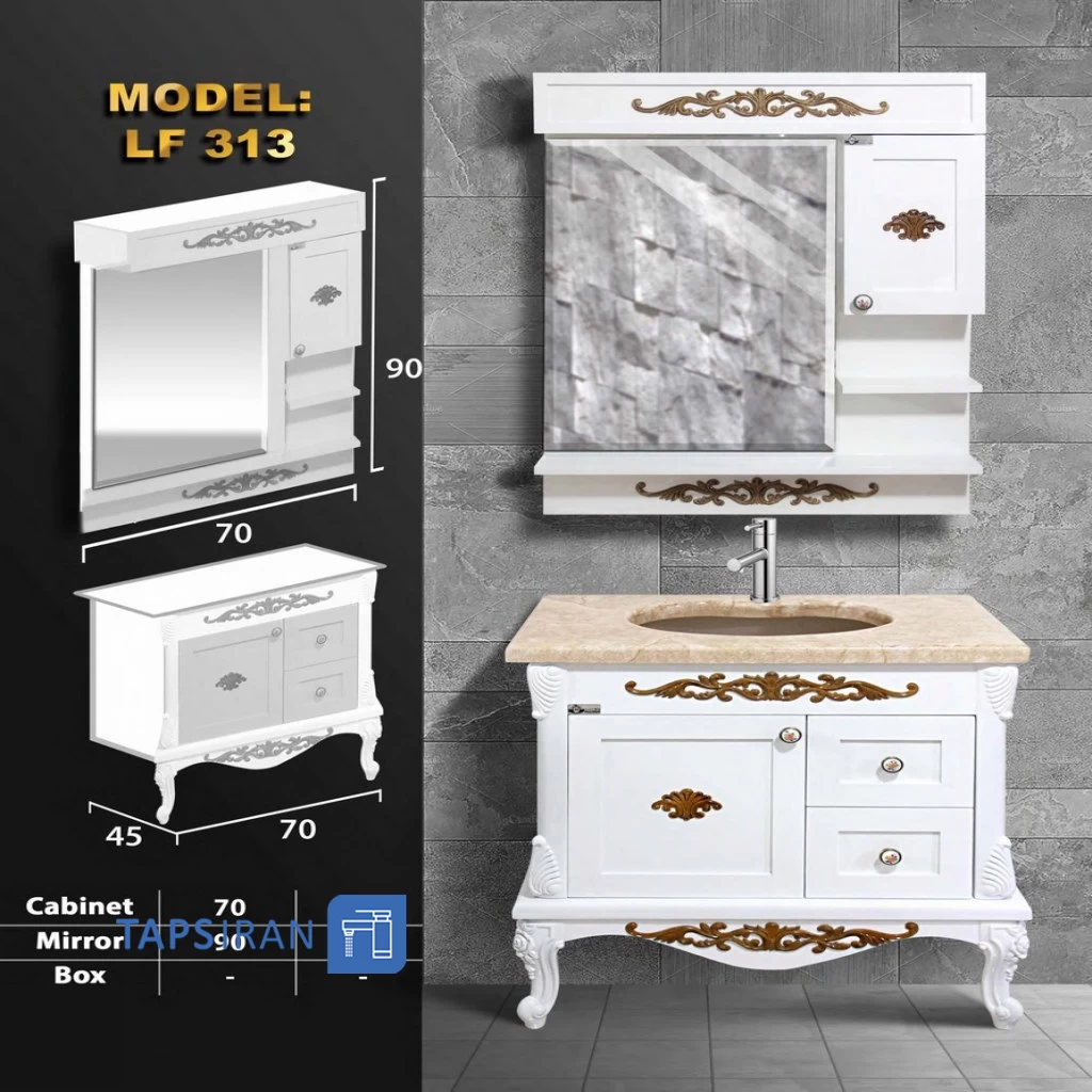 کابینت روشویی لاکچری کابین کد 402