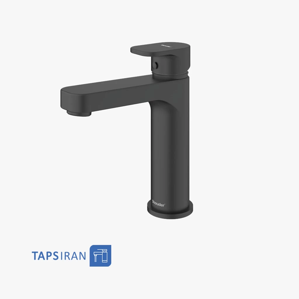 شیر روشویی شودر مدل تاین مشکی و طوسی