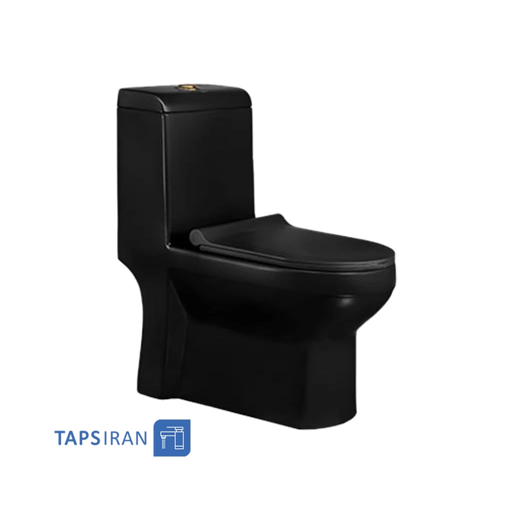 توالت فرنگی رسی مدل آنیسا رنگ مشکی