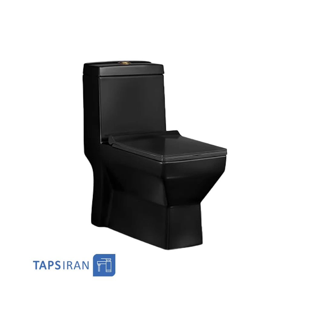 توالت فرنگی رسی مدل لاریسا مشکی