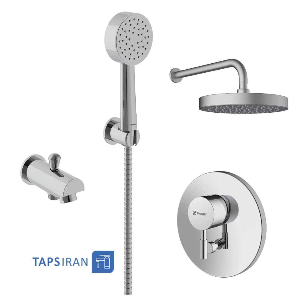 شیر حمام توکار شودر مدل مارینو تیپ 4 ABS
