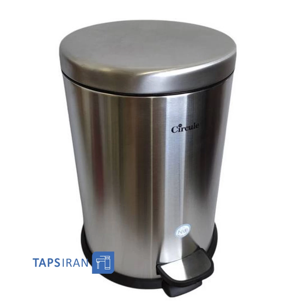 سطل استیل سرکوله 5 لیتری مدل آرام بند