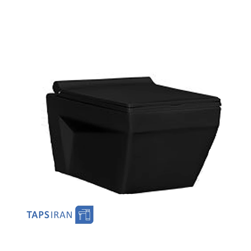 توالت وال هنگ رسی مدل لاریسا مشکی