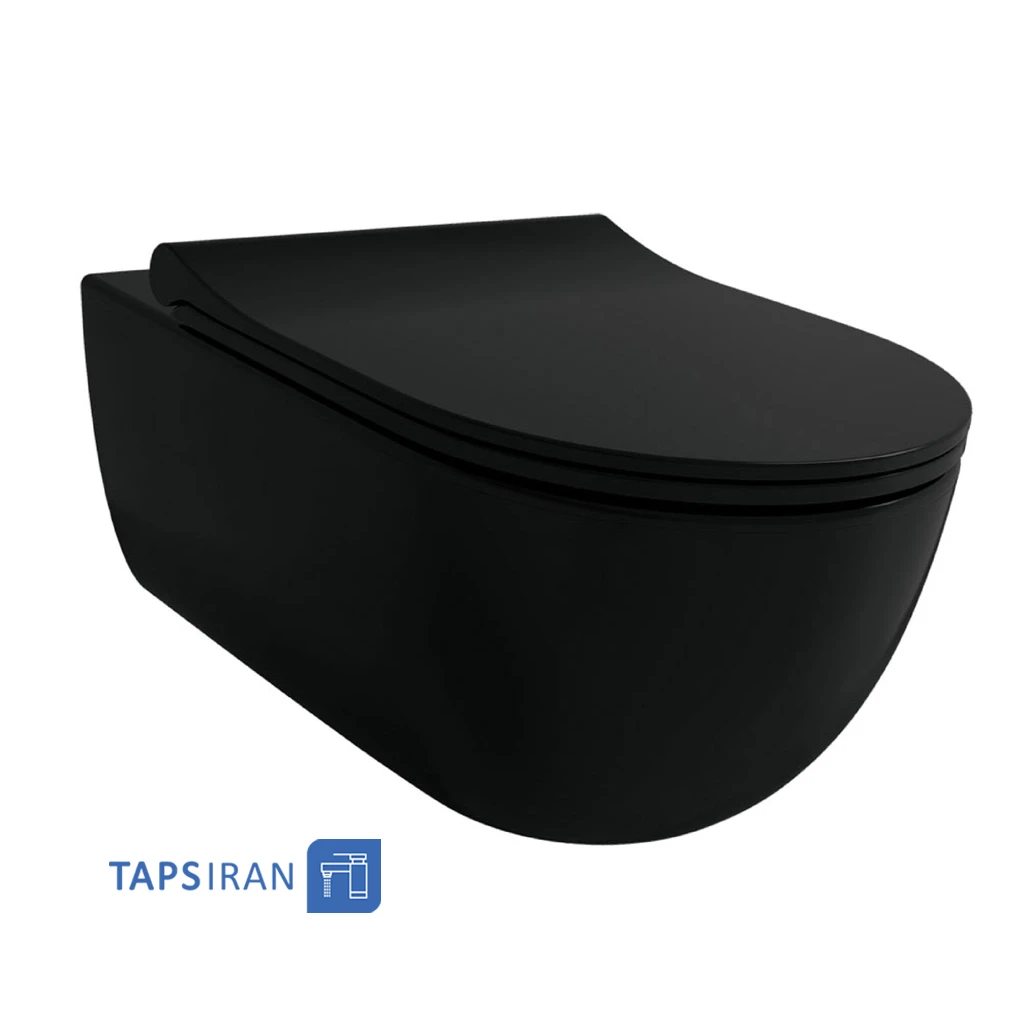 توالت وال هنگ رسی مدل آنیسا مشکی