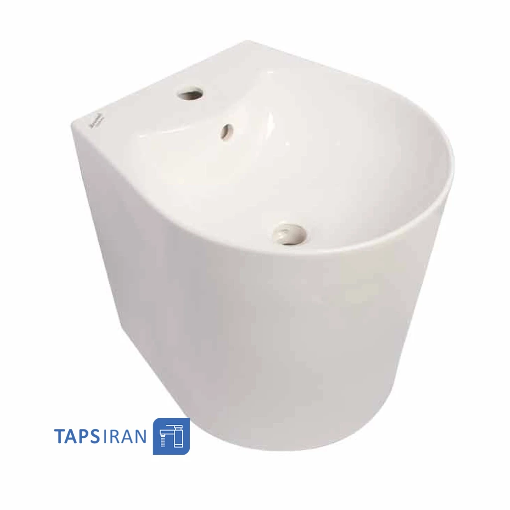 روشویی مروارید مدل دسپینا نیم پایه سر خود سفید