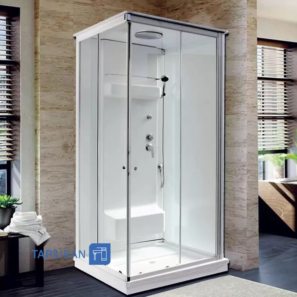 کابین دوش زرین آب مدل ایزی شاور 100x90 سانت