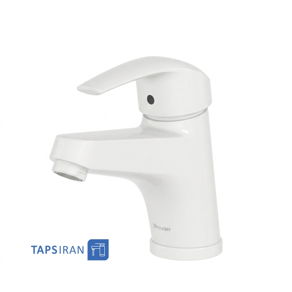 شیر روشویی شودر مدل پاریس سفید