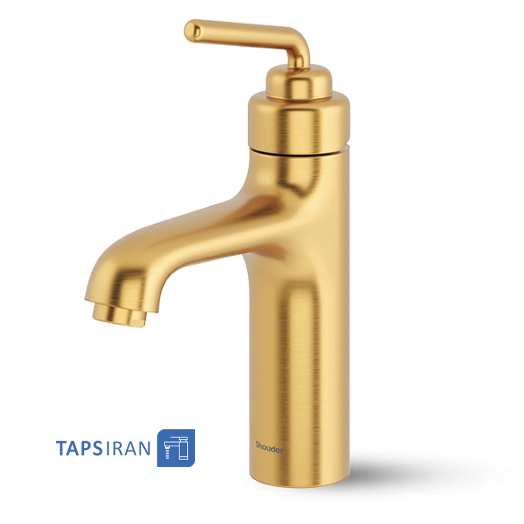 شیر روشویی شودر مدل مودیکا طلایی مات