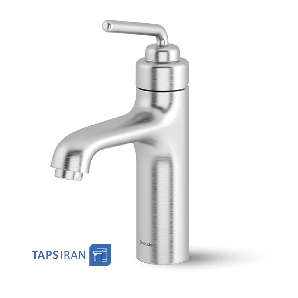 شیر روشویی شودر مدل مودیکا کروم مات