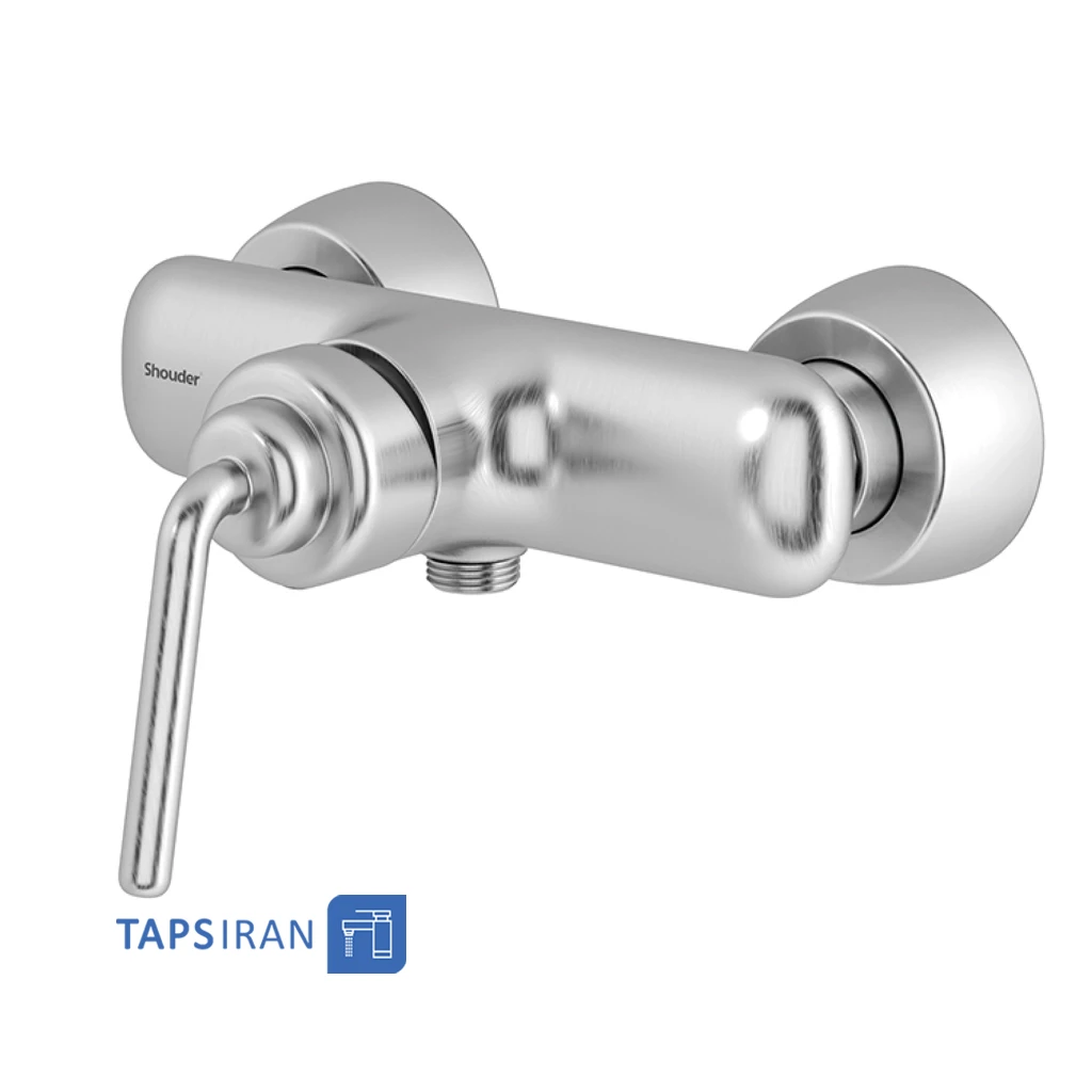 شیر توالت شودر مدل مودیکا کروم مات
