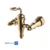 Owj Toilet Faucet Model FABIYAN Golden