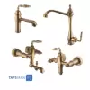 Owj Set Faucets Model FABIYAN Golden Matte 