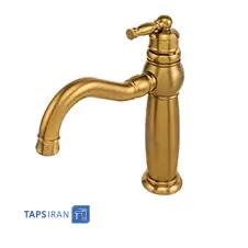 GHAHRAMAN Basin Faucet Model ANTIQUE Golden Matte 