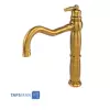 GHAHRAMAN Sink Faucet Model ANTIQUE Golden Matte 