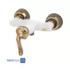 Zarsham Toilet Faucet Model BAMBO White Golden