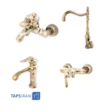 Zarsham Set Faucets Model BAMBO Golden