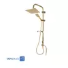 Zarsham Shower Set Two Finctions Model Rectangular Golden