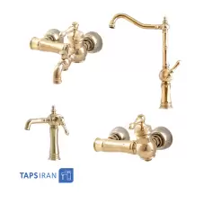 Zarsham Set Faucets Model VENIZ Golden