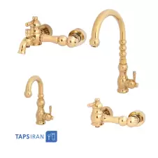 Teps Set Faucets ModelALMAS Golden