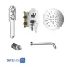 Shouder Concealed Bath Faucet Model ROGEN Type 3 - BRASS