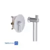 Shouder Concealed Toilet Faucet Model ROGEN - BRASS