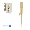 Shouder Concealed Bath Faucet Model ROMER Type 2 - BRASS