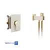 Shouder Concealed Toilet Faucet Model ROMER - BRASS