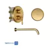 شیر حمام توکار مدل زیگموند تیپ 1 - BRASS