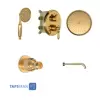 Shouder Concealed Bath Faucet Model Zigmond Type 3 - BRASS