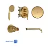 Shouder Concealed Bath Faucet Model Zigmond Type 3 - BRASS