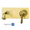 شیر روشویی توکار شودر مدل زیگموند یک تکه - BRASS