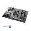 Steel Alborz 5 Flames Gas Hob Model G5701