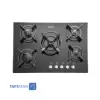 Steel Alborz 5 Flames Gas Hob Model G5703